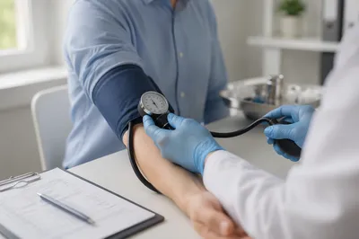 Routine Blood Pressure Check in Clinic