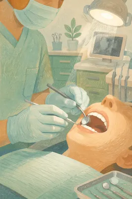 Calm Dental Examination in Modern Clinic