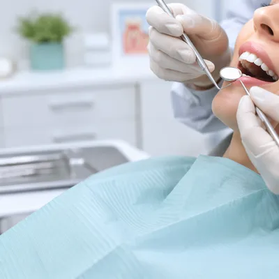 Modern Dental Examination in Bright Clinic