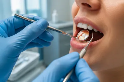 Calm Dental Examination in Clean Clinic