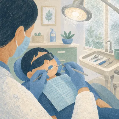 Reassuring Dental Checkup in Modern Clinic