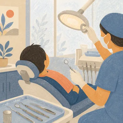 Calm Dental Checkup in Modern Clinic