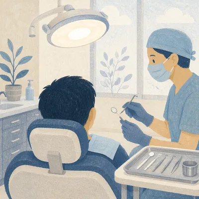 Calm Dental Checkup in Modern Clinic