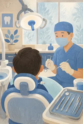 Calm Dental Checkup in Modern Clinic