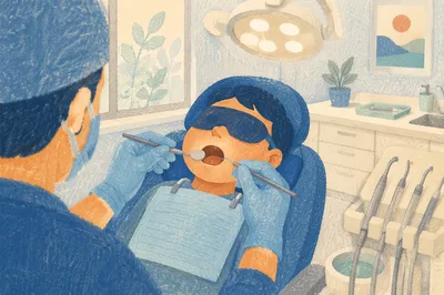 Reassuring Dental Checkup in Modern Clinic