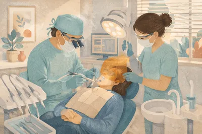 Modern Dental Checkup in Clean Clinic