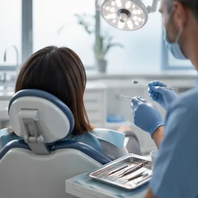 Calm Dental Checkup in Modern Clinic