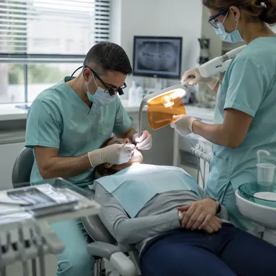 Modern Dental Checkup in Bright Clinic