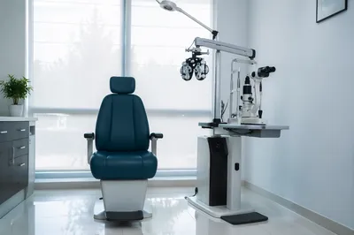 Clean Optometrist Exam Room Interior