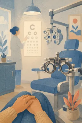 Calm Optometry Exam Room Vision Chart