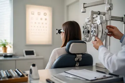 Calm Optometry Vision Test Room