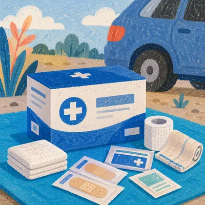 Roadside First Aid Emergency Supplies