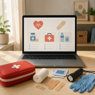 Home Emergency First Aid Supplies Checklist