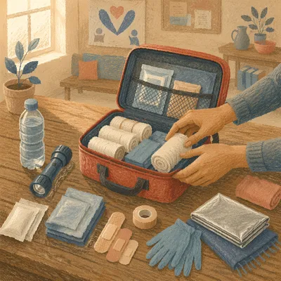 Emergency First Aid Kit Preparation