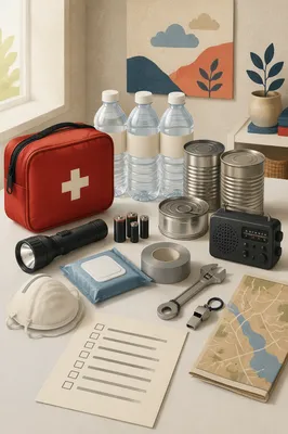Organized First Aid Emergency Supply Kit