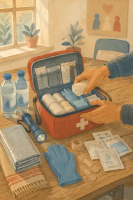 Emergency First Aid Kit Prepared for Outreach