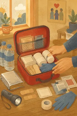 Organized First Aid Kit for Community Care