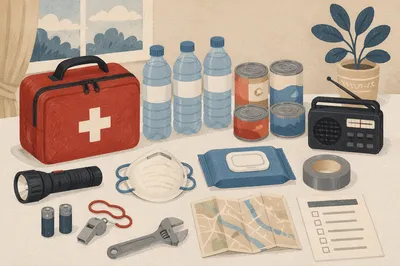 Organized First Aid Emergency Supply Kit