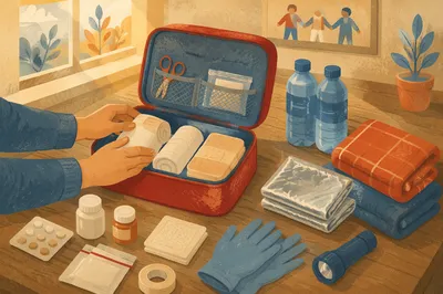 Organized First Aid Kit for Community Care