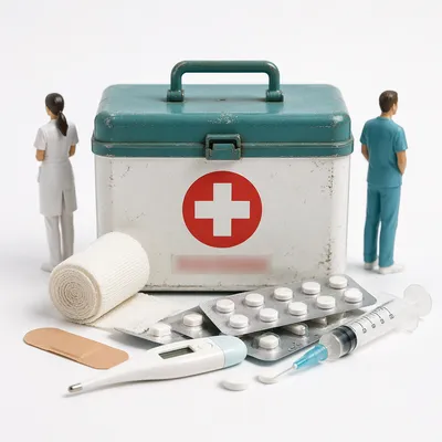 First Aid Kit with Emergency Medical Supplies