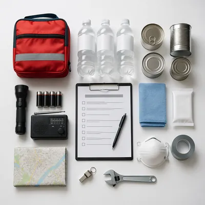 Organized First Aid Emergency Supply Kit