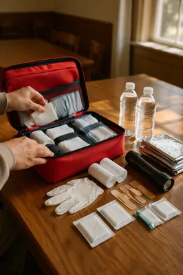 First Aid Kit with Emergency Supplies