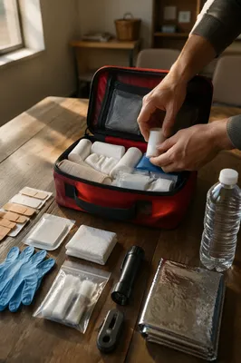 Emergency First Aid Kit Preparation