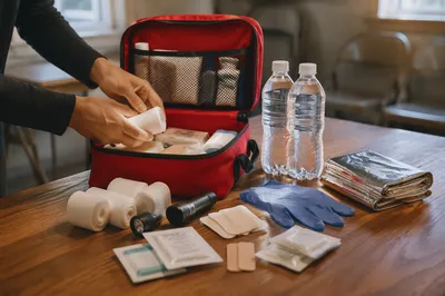 First Aid Kit with Emergency Supplies