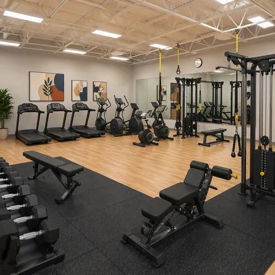 Modern Rehabilitation Gym for Medical Fitness
