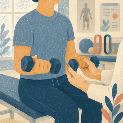 Rehabilitation Strength Training With Dumbbells