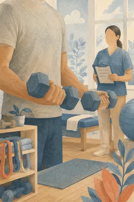 Rehabilitation Strength Training With Dumbbells