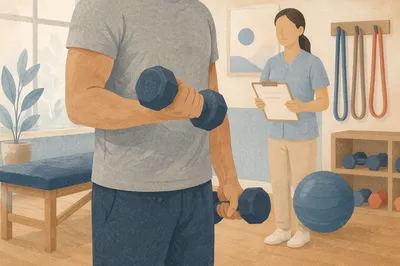 Rehabilitation Strength Training With Dumbbells