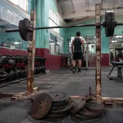Rehabilitation Gym Free Weight Training Station