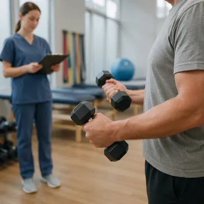 Rehabilitation Strength Training with Dumbbells