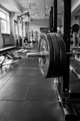 Empty Rehabilitation Gym Weight Training Station