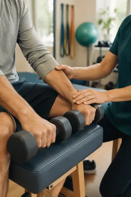 Supervised Rehabilitation Strength Training with Dumbbells