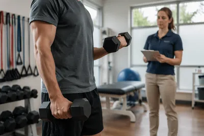 Rehabilitation Strength Training with Dumbbells
