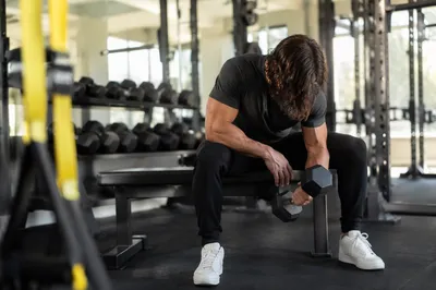 Focused Dumbbell Curl Rehabilitation Workout