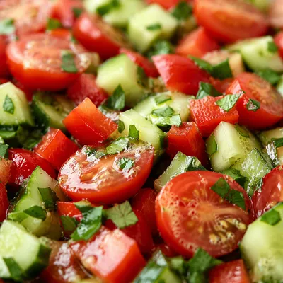 Fresh Vegetable Salad for Wellness Nutrition