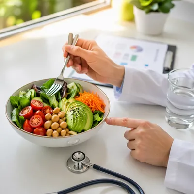 Healthy Salad Bowl for Medical Nutrition