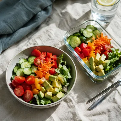 Fresh Vegetable Salad for Medical Nutrition