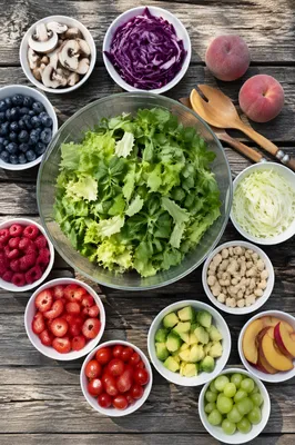 Fresh Salad Bowl for Wellness Nutrition