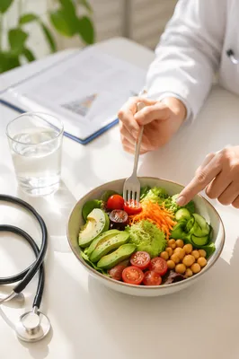 Healthy Salad Bowl for Medical Nutrition Care