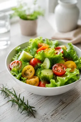 Fresh Salad Bowl for Wellness Nutrition