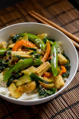 Fresh Vegetable Rice Bowl for Wellness