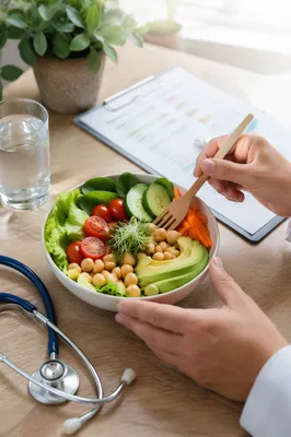 Fresh Salad Bowl for Medical Wellness