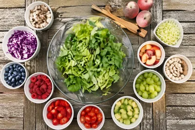 Fresh Salad Bowl for Medical Wellness