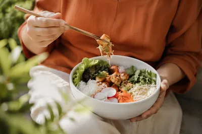 Fresh Vegetable Salad Bowl for Wellness Nutrition