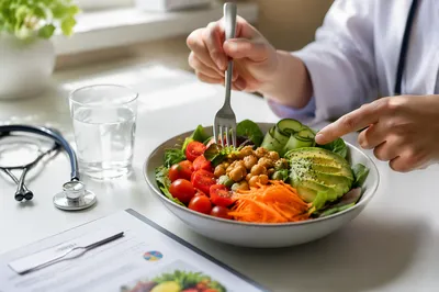 Healthy Salad Bowl for Medical Nutrition