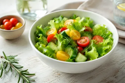 Fresh Salad Bowl for Medical Wellness
